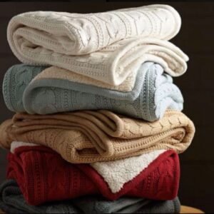 Signature knit blanket
